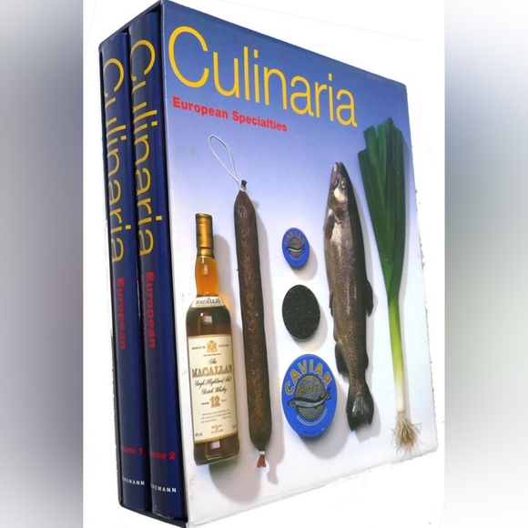 culinaria Other - Culinaria European Specialties Volumes 1 & 2 in Slipcase Cookbook Kitchen Chef